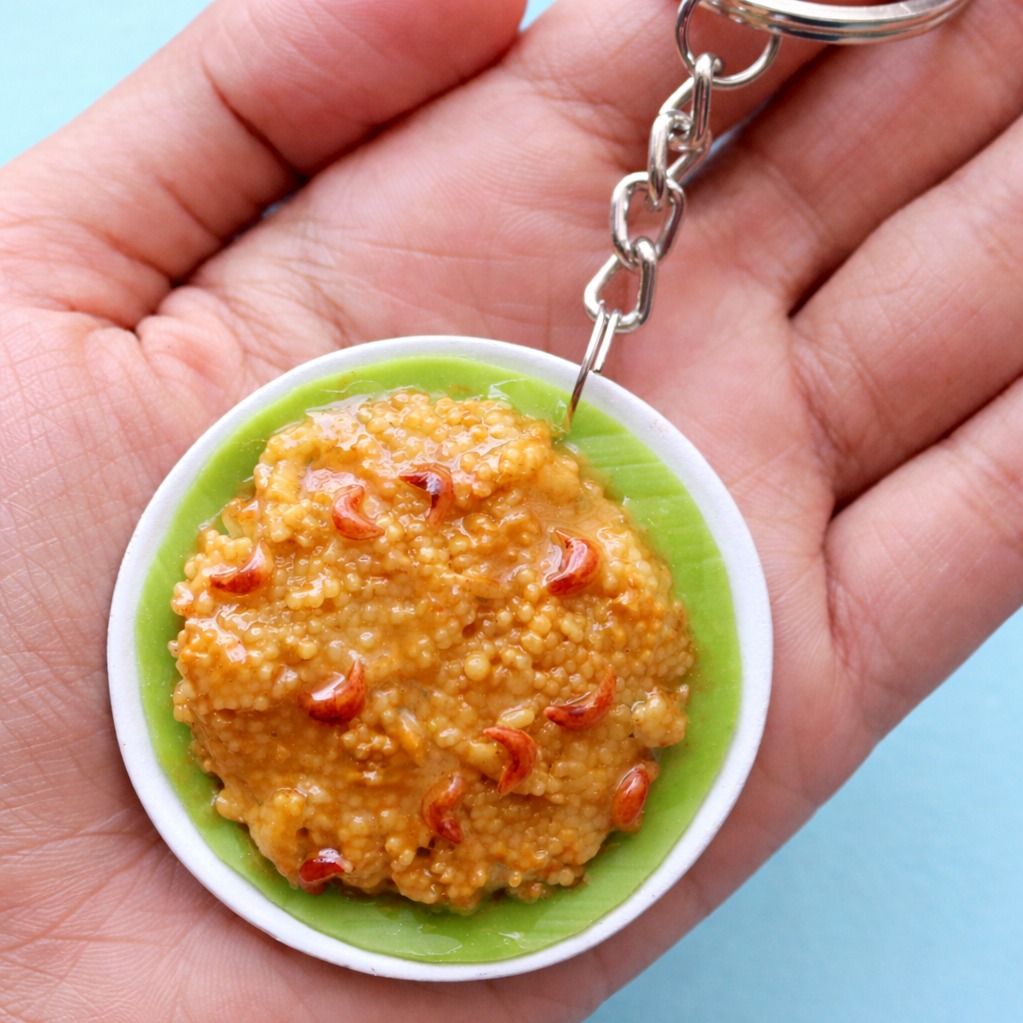 Sweet Pongal Miniature Keychain