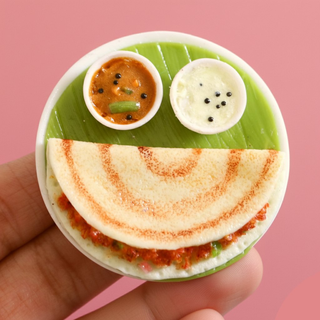 Chicken Keema Dosa Miniature Magnet
