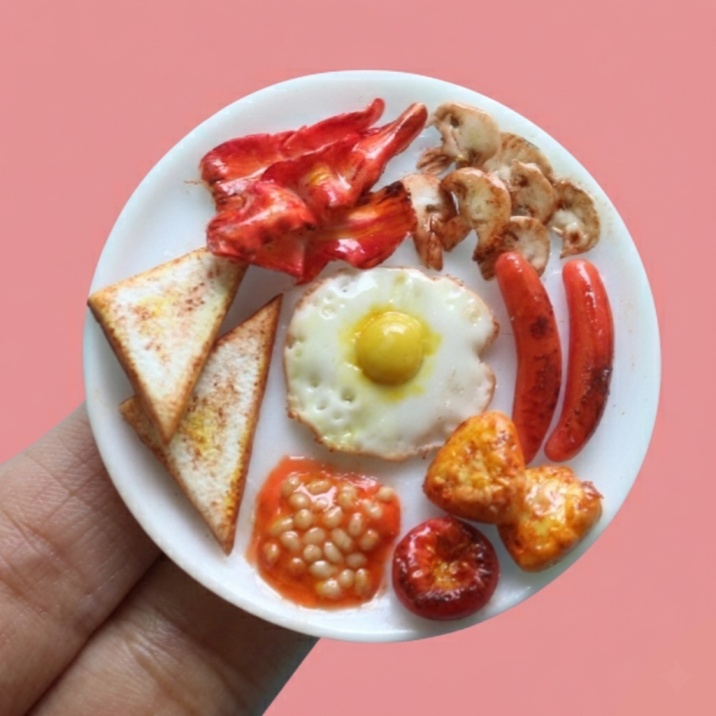 English Breakfast Miniature Magnet