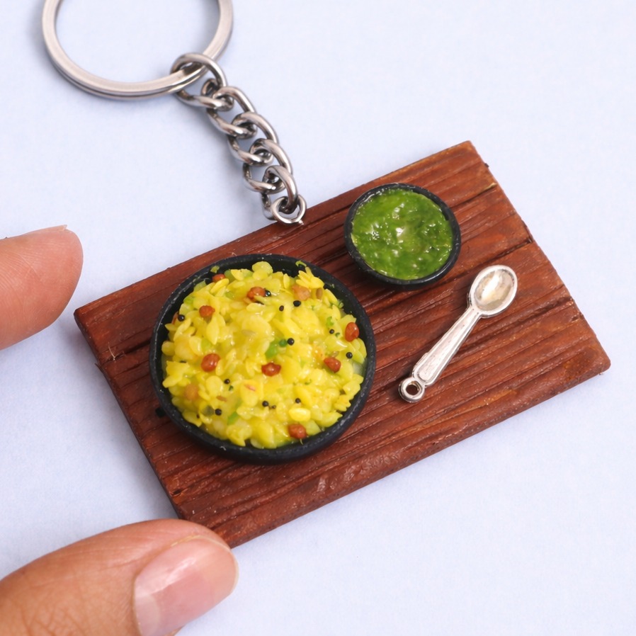 Poha Miniature Keychain