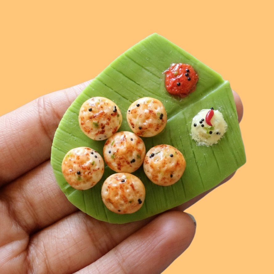 Kuzhi Paniyaram Miniature Magnet